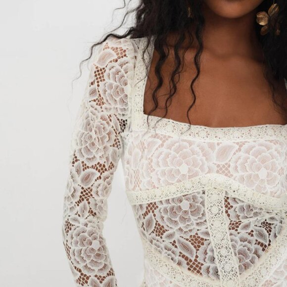 For Love and Lemons Cleo Mini Dress NWT - Picture 8 of 10